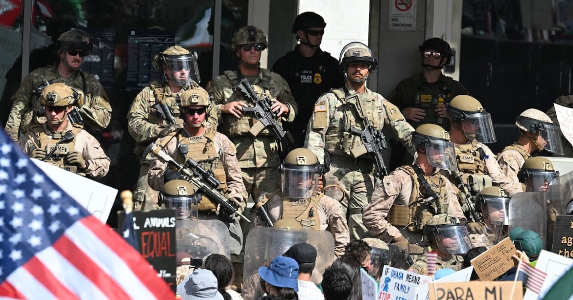 Trump contemplated invoking the Insurrection Act to deploy the National Guard.